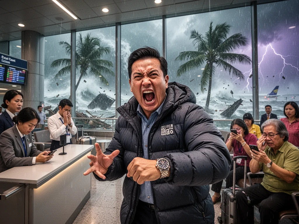 Sinkie Demands Typhoon Postpone Landslides Until After His Omakase Reservation