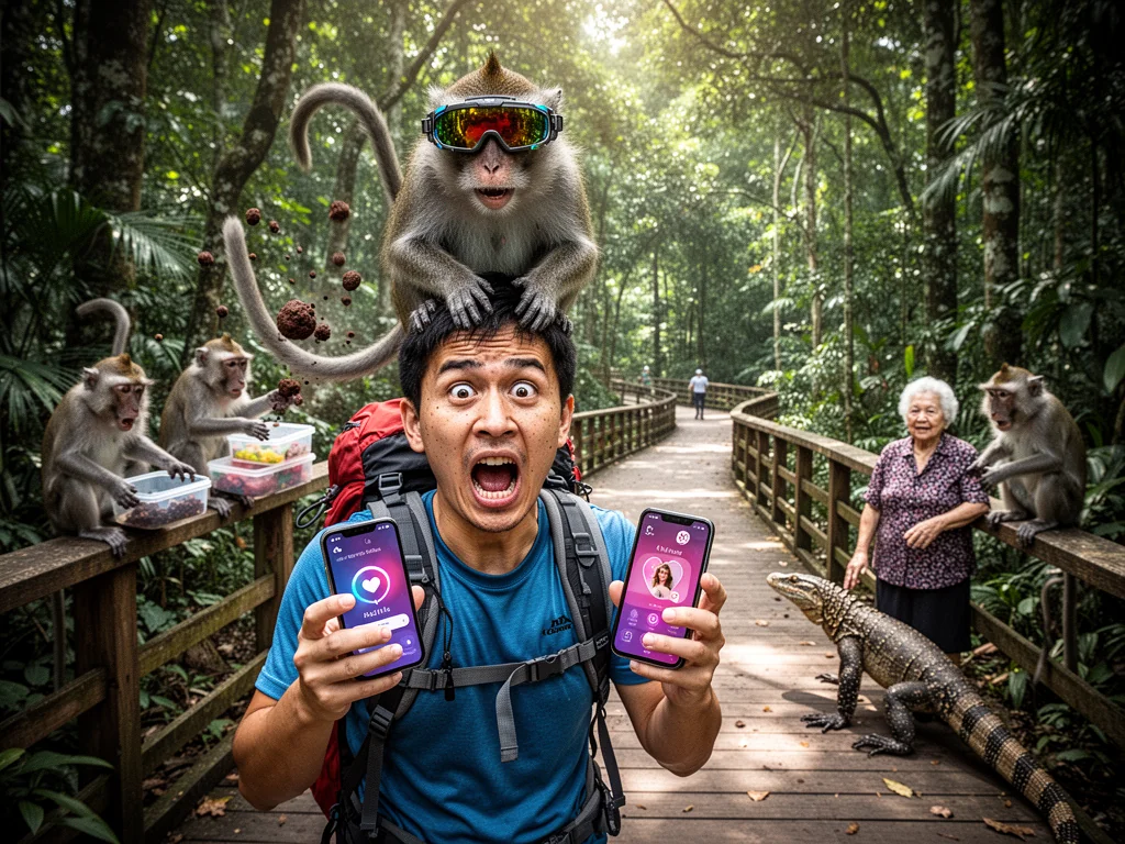 MacRitchie Macaques Promoted to NEA Officers to Enforce Plastic Bans