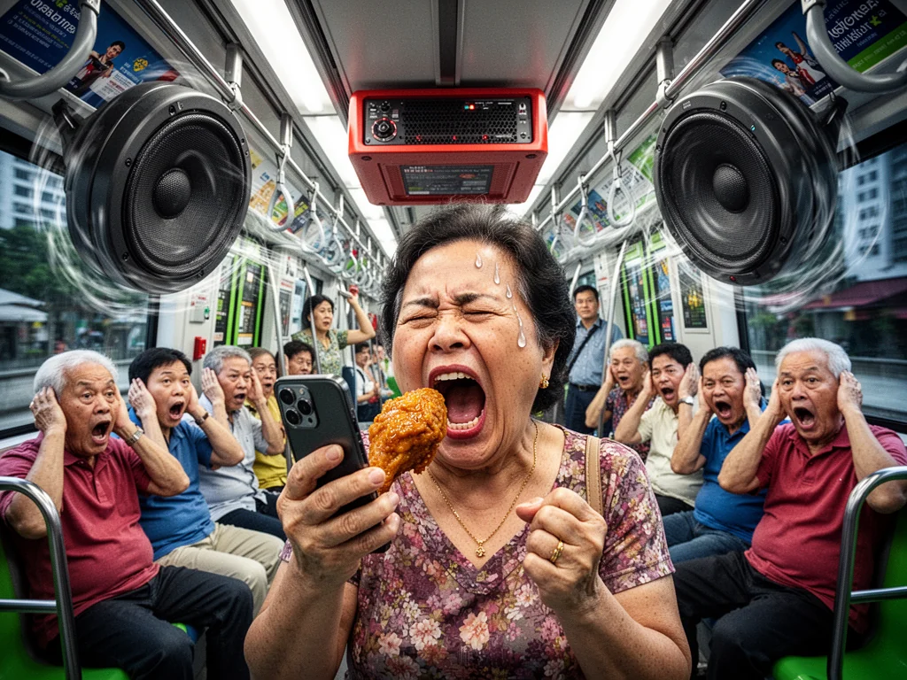 LTA Mandates Megaphones For Commuters Already Using Max Volume Speakerphone
