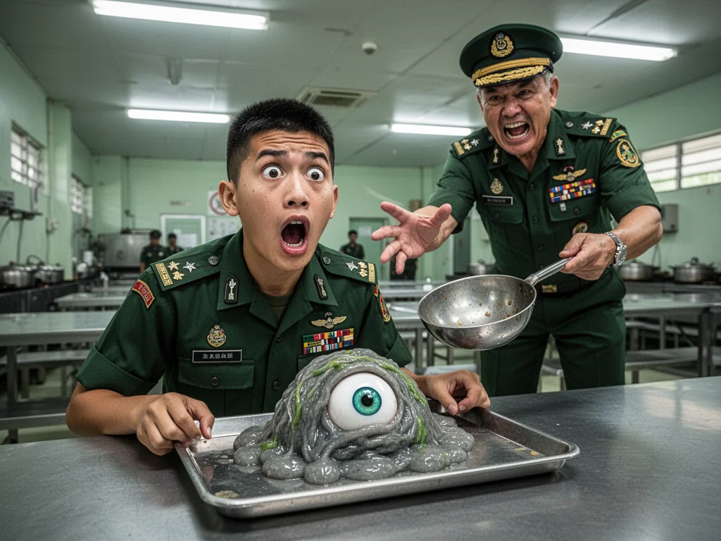SAF Cookhouse Food Officially Reclassified As A Fucking War Crime